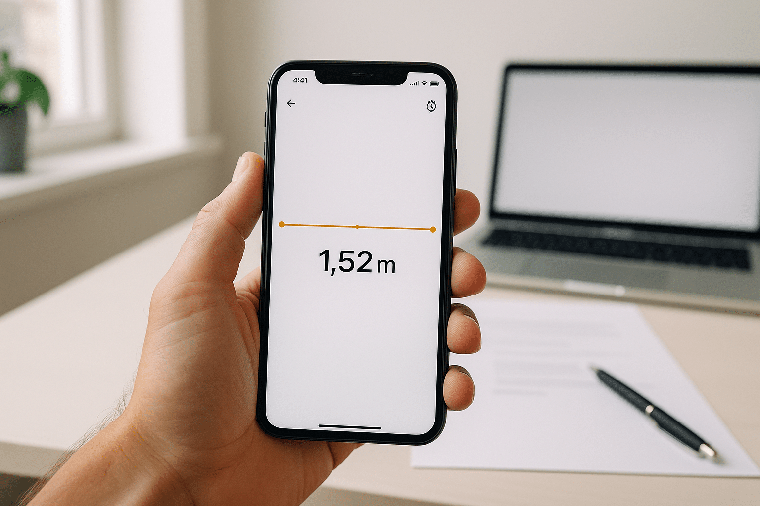 Cinta Métrica Digital en el Móvil